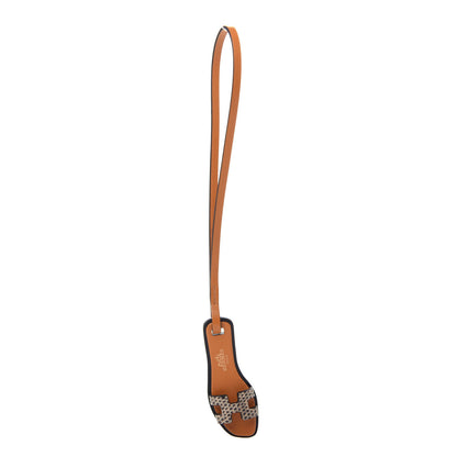 Hermes Lizard Butler Calfskin Hunter Oran Nano Bag Charm Naturale Sable 1 of 5