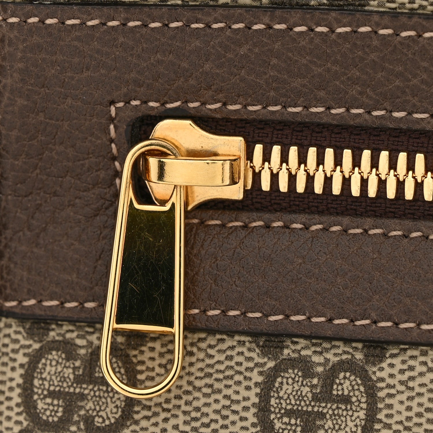 Gucci GG Supreme Monogram Web Small Ophidia Shoulder Bag Brown 12 of 15