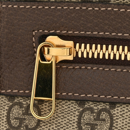 Gucci GG Supreme Monogram Web Small Ophidia Shoulder Bag Brown 12 of 15