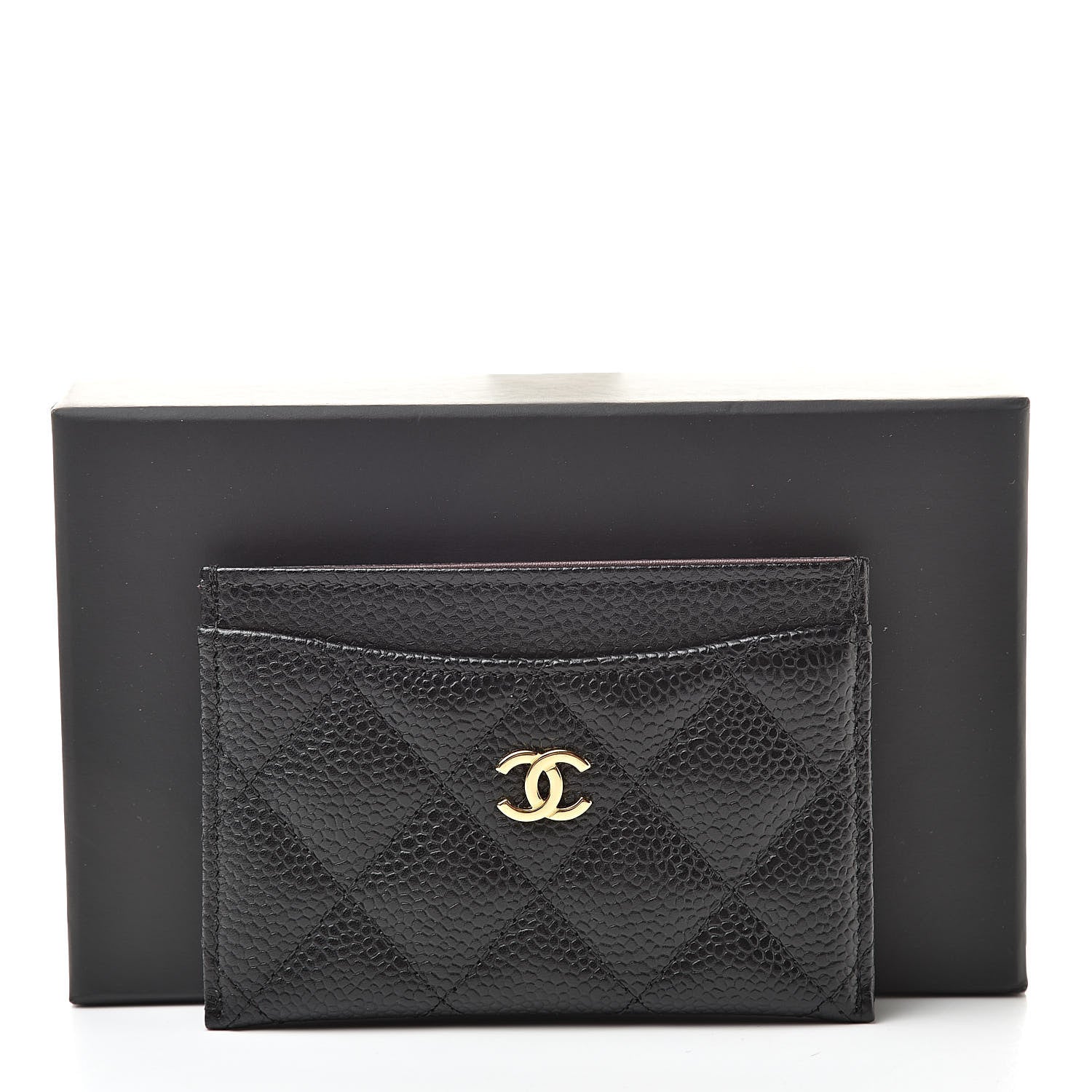 Chanel Caviar Quilted Card Holder Black 9 of 9