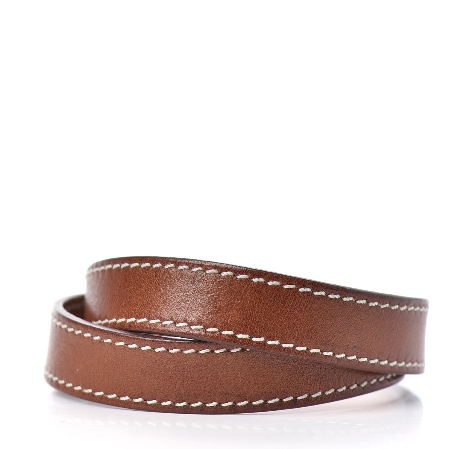 Hermes Barenia Kelly Double Tour Bracelet M Fauve 3 of 3