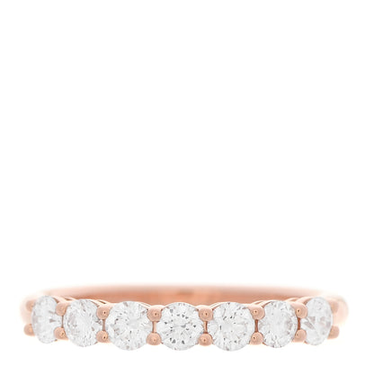 Tiffany 18K Rose Gold Diamond 3mm Half Circle Embrace Band Ring 50 5.5 1 of 6