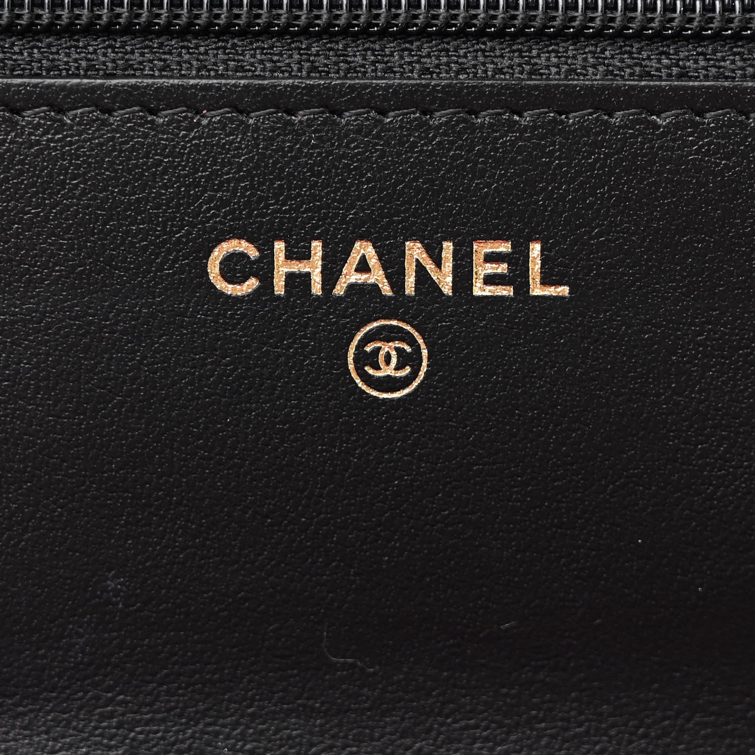 Chanel Fabric Printed Chanel 19 Wallet On Chain WOC Black Multicolor 6 of 17