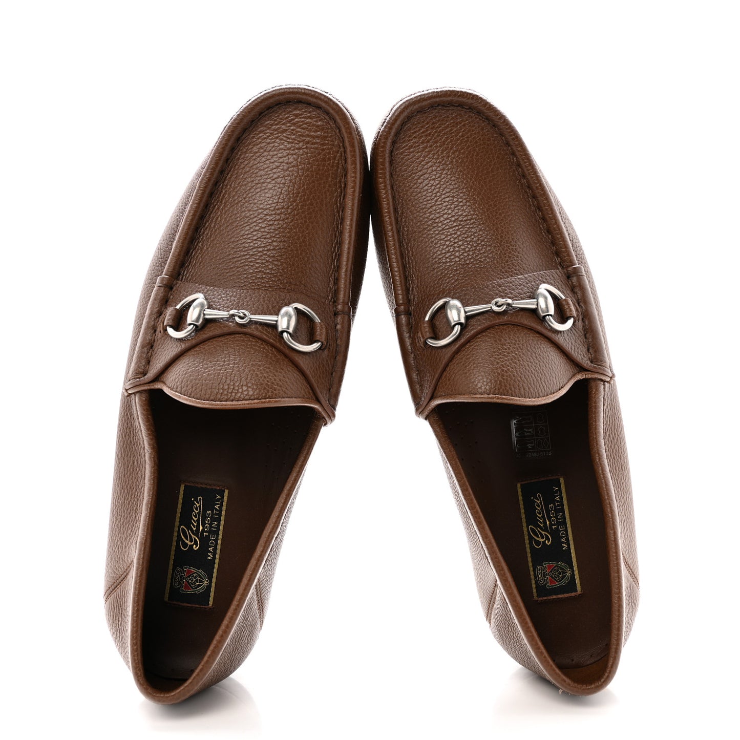 Bryanne Calfskin Mens 1953 Horsebit Loafers 9.5 Nut Brown