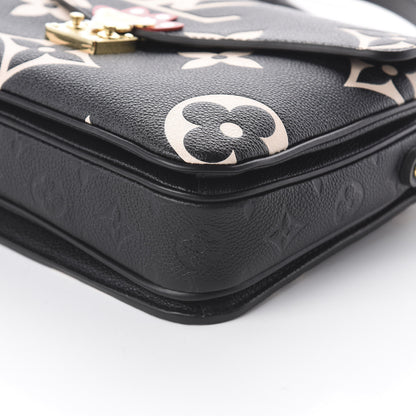 Louis Vuitton Empreinte Monogram Giant Crafty Pochette Metis Black Creme 6 of 7