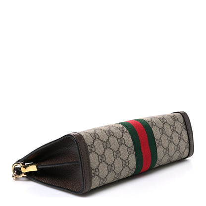 Gucci GG Supreme Monogram Web Small Ophidia Chain Shoulder Bag Brown 4 of 10