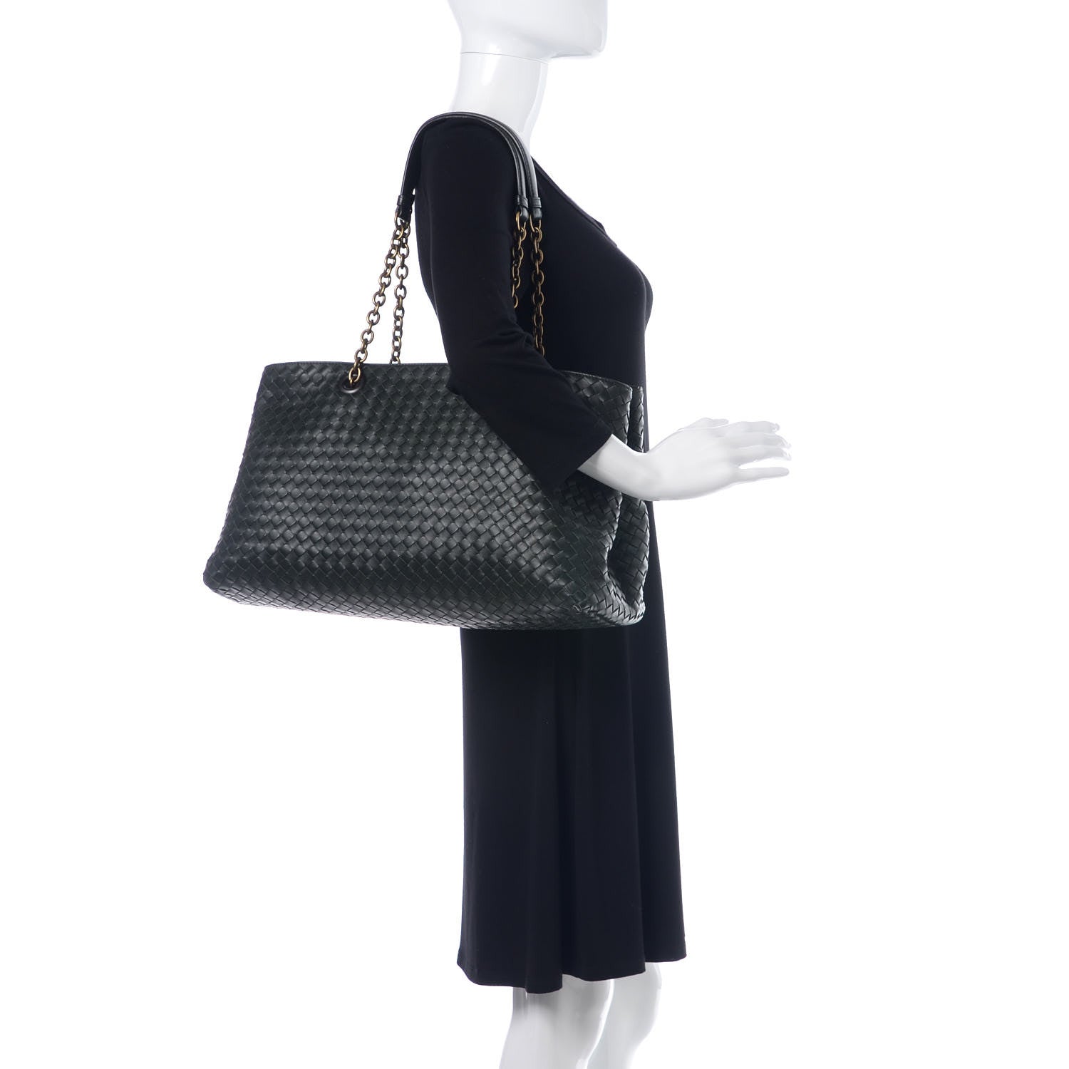 Bottega Veneta Nappa Intrecciato Large Tote Green 2 of 13