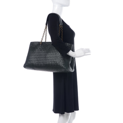 Bottega Veneta Nappa Intrecciato Large Tote Green 2 of 13