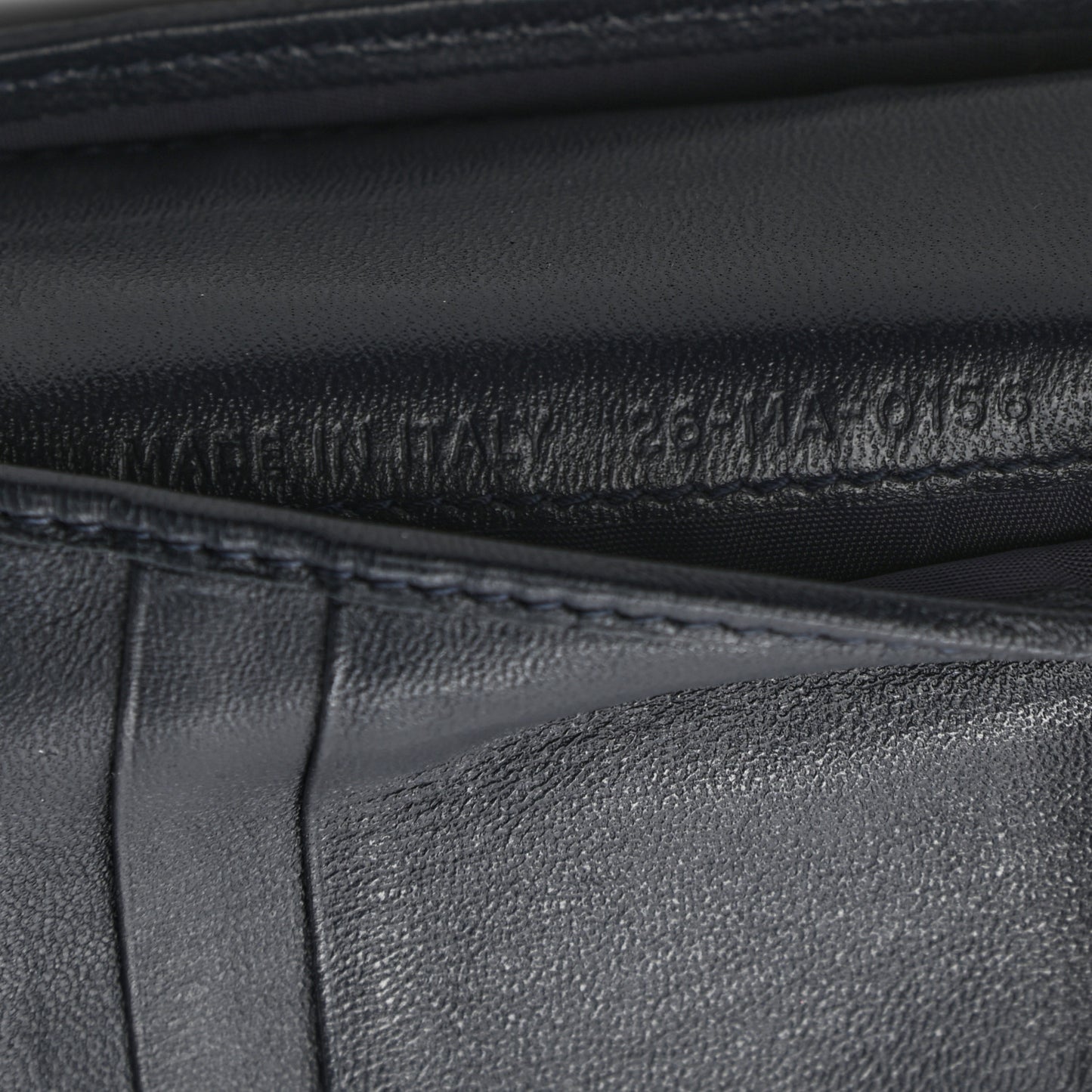 Metallic Patent Micro-Cannage Diorama Elancee Wallet Gold