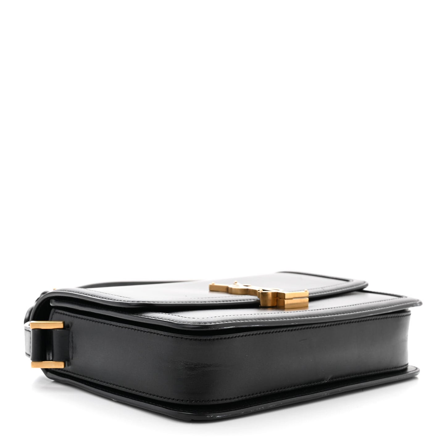 Box Calfskin Monogram Medium Solferino Satchel Black