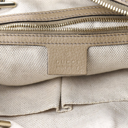 Gucci Pebbled Calfskin Small Soho Bowler Camelia 6 of 10