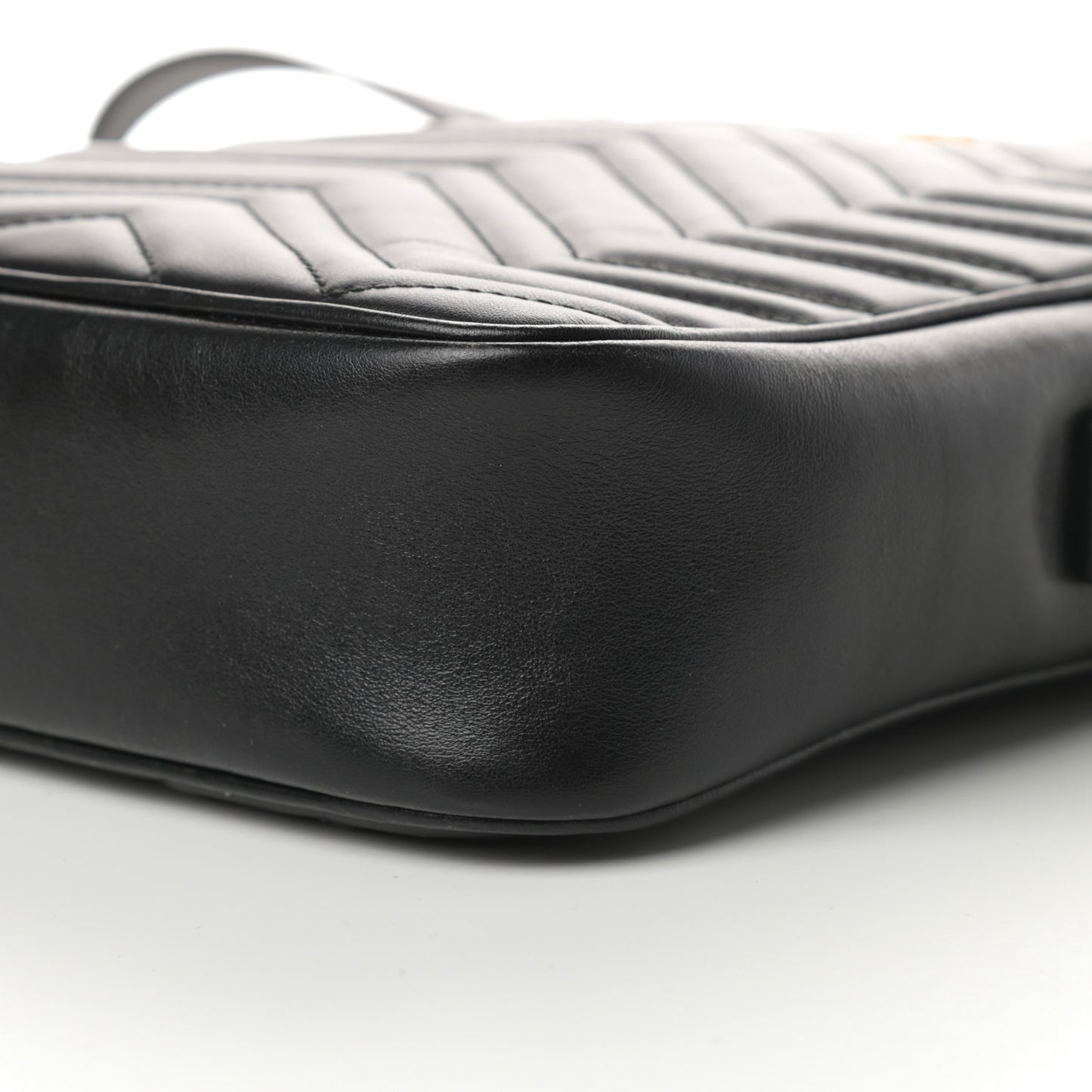Calfskin Matelasse GG Marmont Travel Bag Black