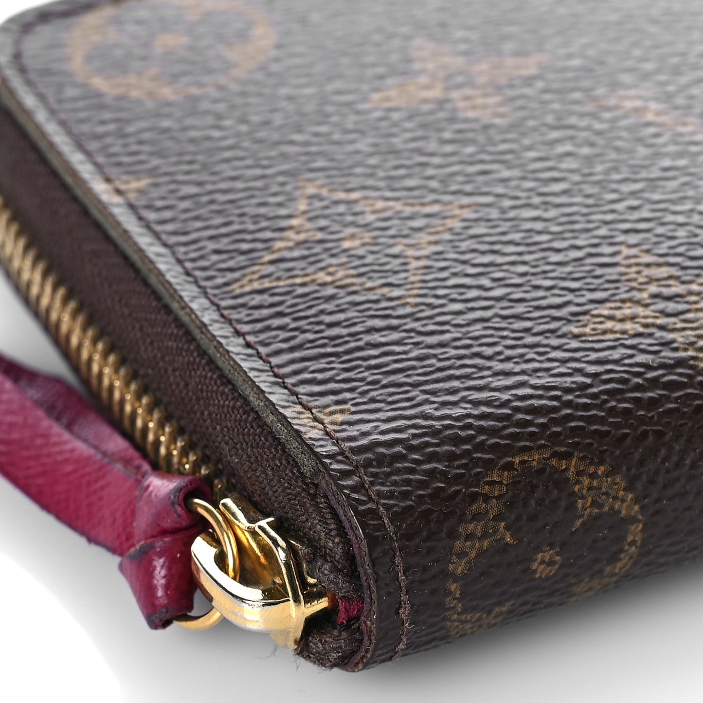 Monogram Clemence Wallet Fuchsia
