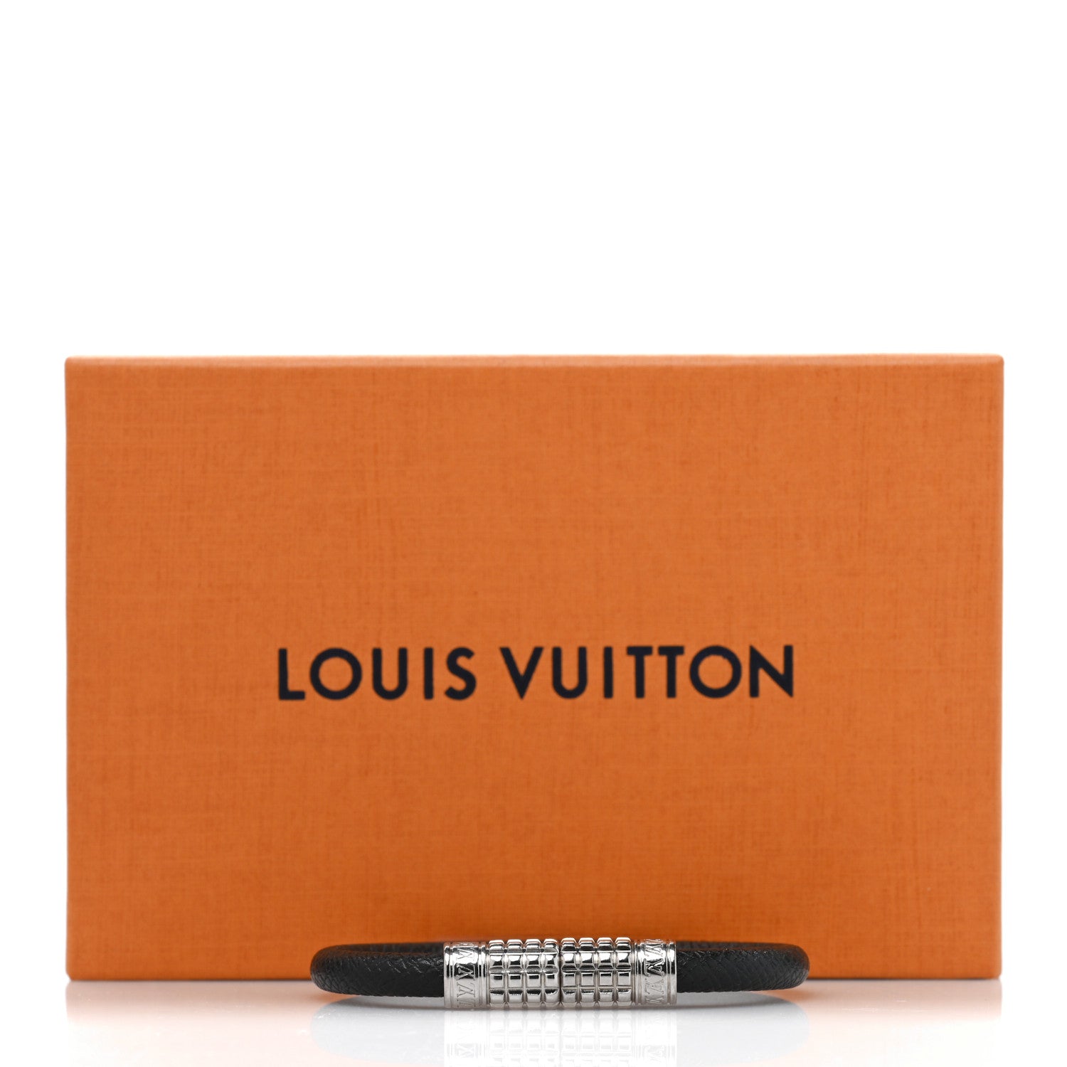 Louis Vuitton Damier Graphite Digit Bracelet 19 4 of 4