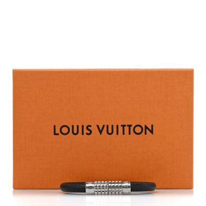 Louis Vuitton Damier Graphite Digit Bracelet 19 4 of 4
