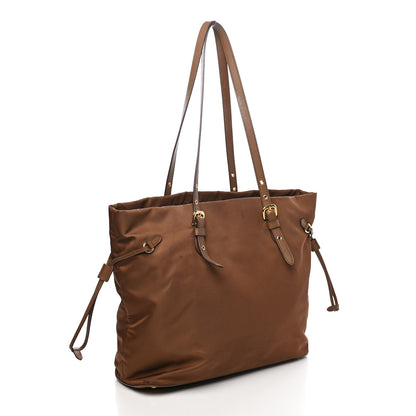 Prada Tessuto Nylon Saffiano Shopping Tote Corinto 3 of 12