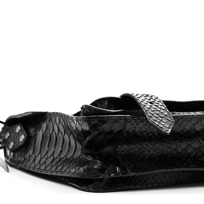 Proenza Schouler Snakeskin Medium PS1 Satchel Black 8 of 9