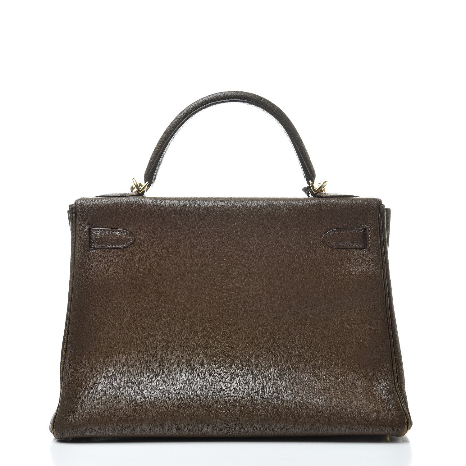 Hermes Chevre De Coromandel Kelly Retourne 32 Vert Bronze 4 of 50
