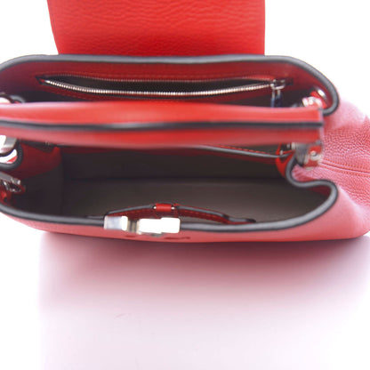 Louis Vuitton Taurillon Capucines BB Rubis 5 of 9