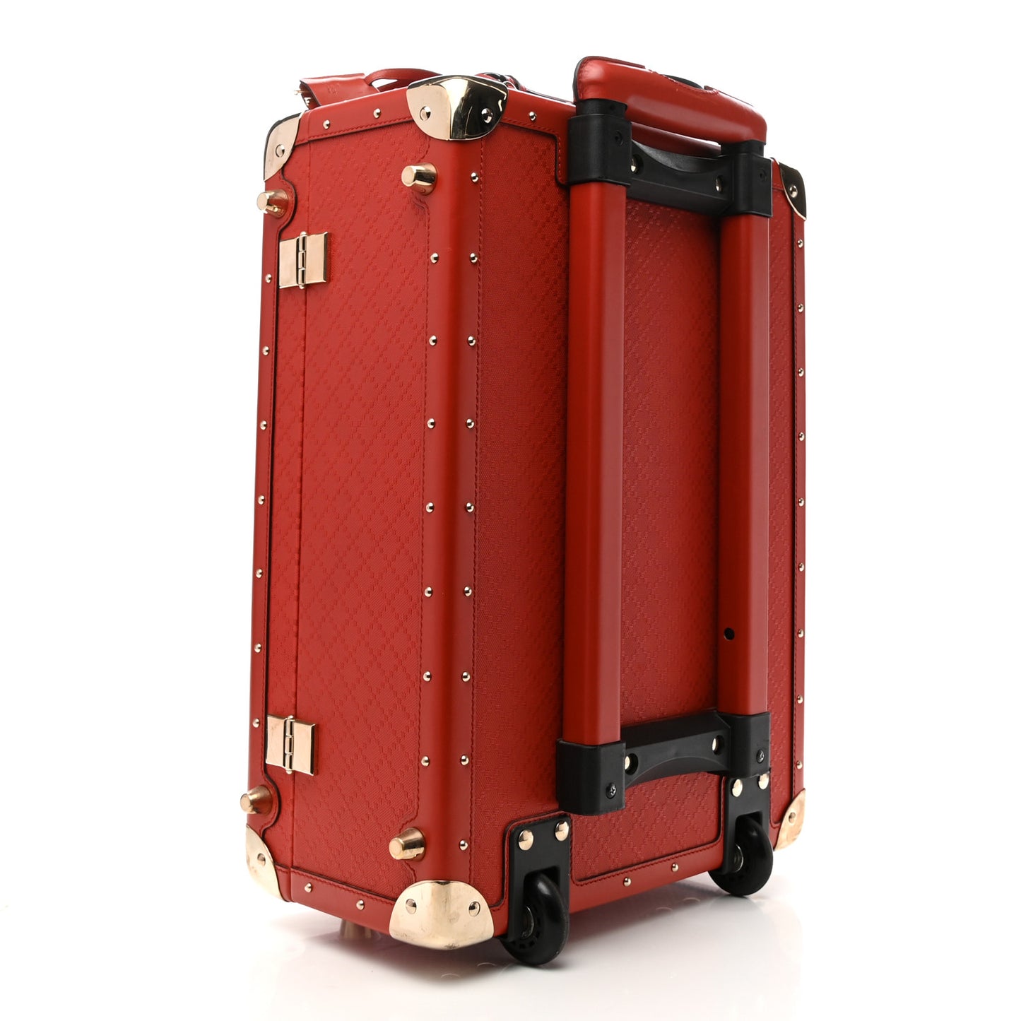 Bright Diamante Structured Suitcase Oxidation