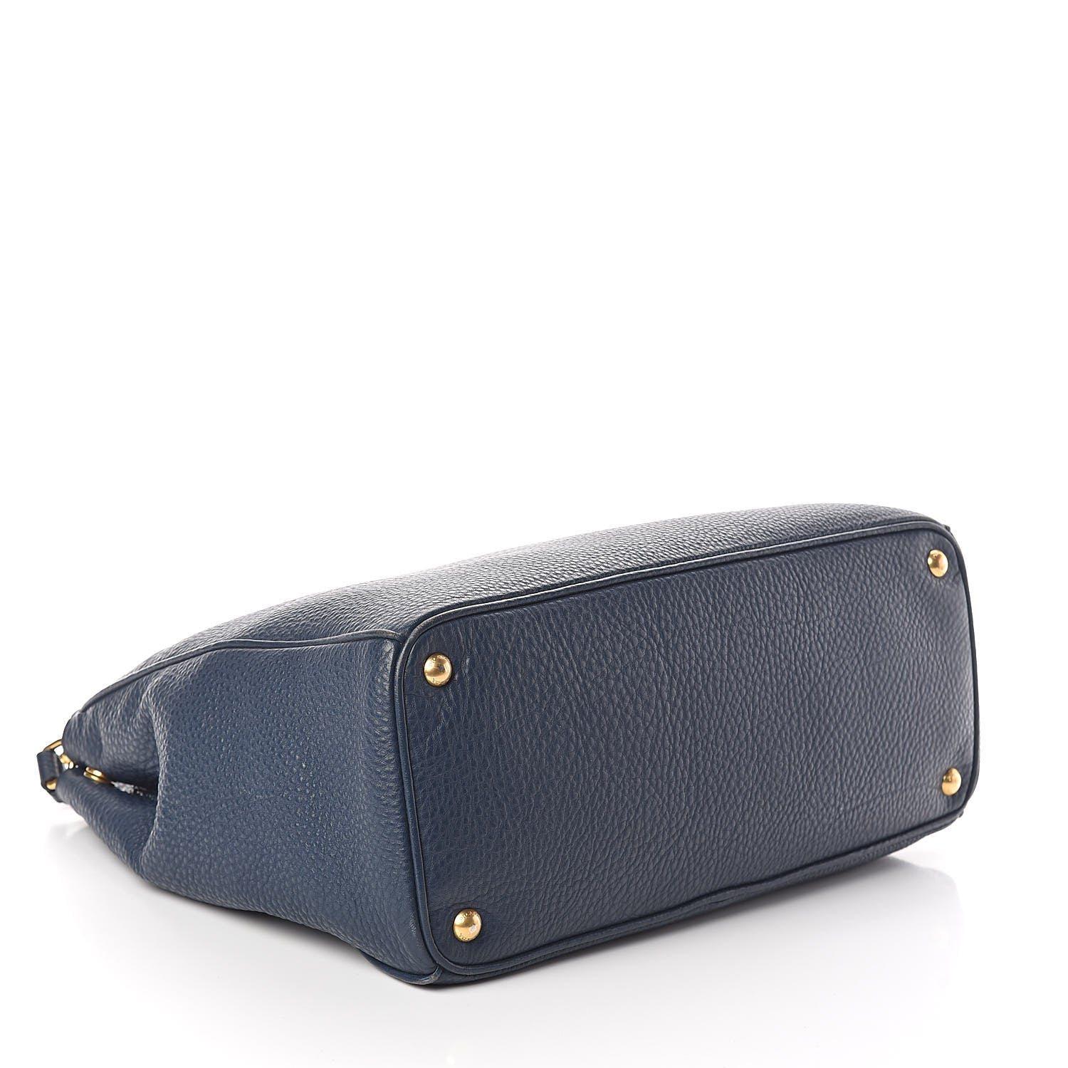 Prada Vitello Daino Tote Bluette 4 of 9