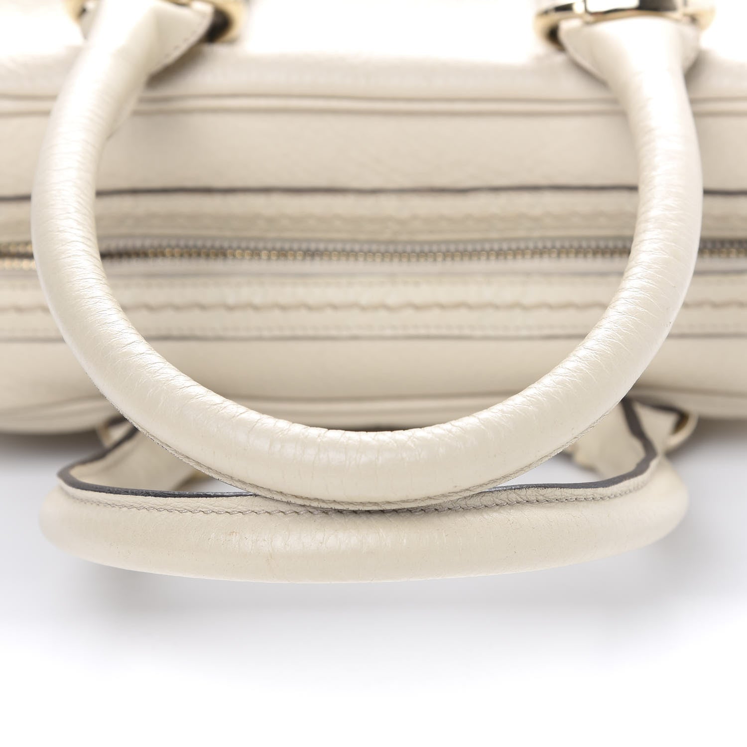 Gucci Calfskin Guccissima Signoria Extra Large Dome Bag Ivory 12 of 14