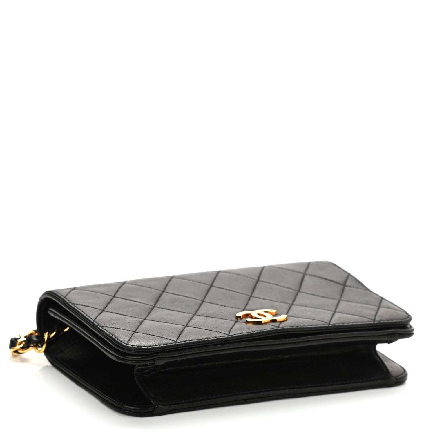 Chanel Lambskin Quilted Small Single Flap Bag Black 4 of 10