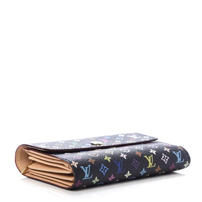 Louis Vuitton Monogram Multicolor Alexandra Wallet Black 4 of 11