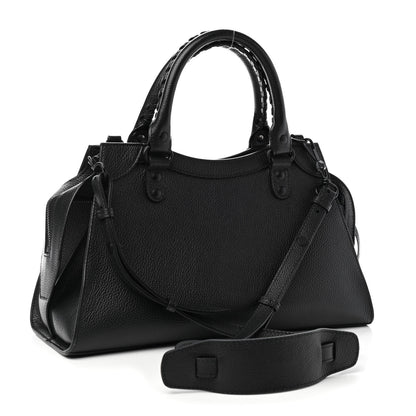 Balenciaga Grained Calfskin Neo Classic Black Hardware S City Black 3 of 8