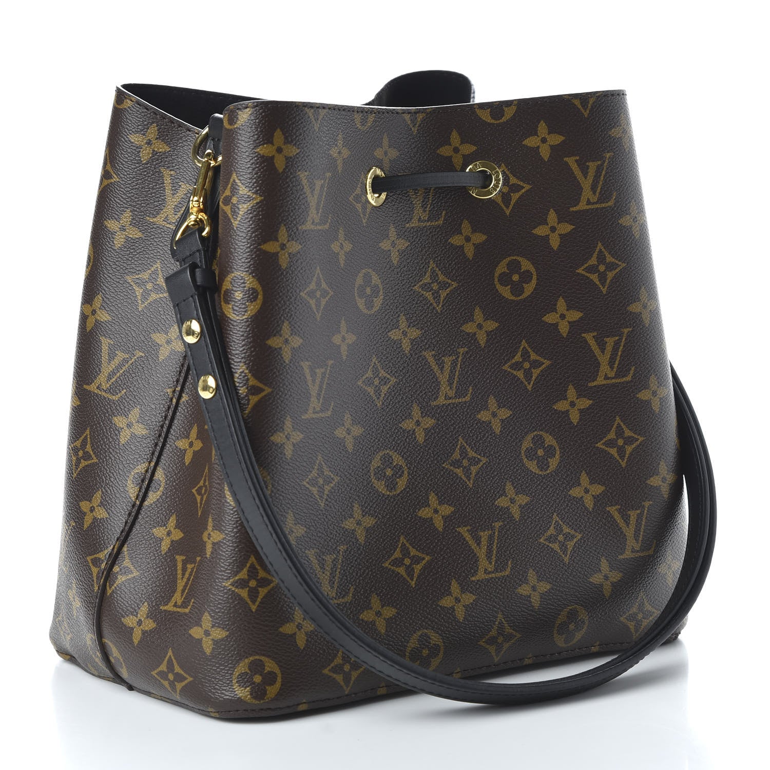 Louis Vuitton Monogram Neonoe MM Black 3 of 10