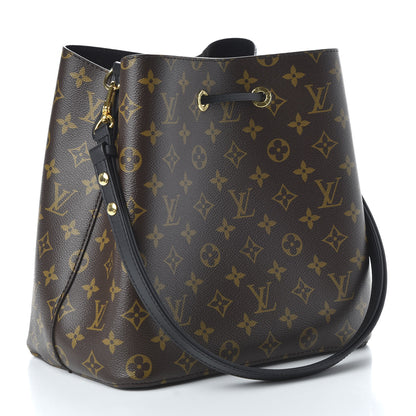 Louis Vuitton Monogram Neonoe MM Black 3 of 10