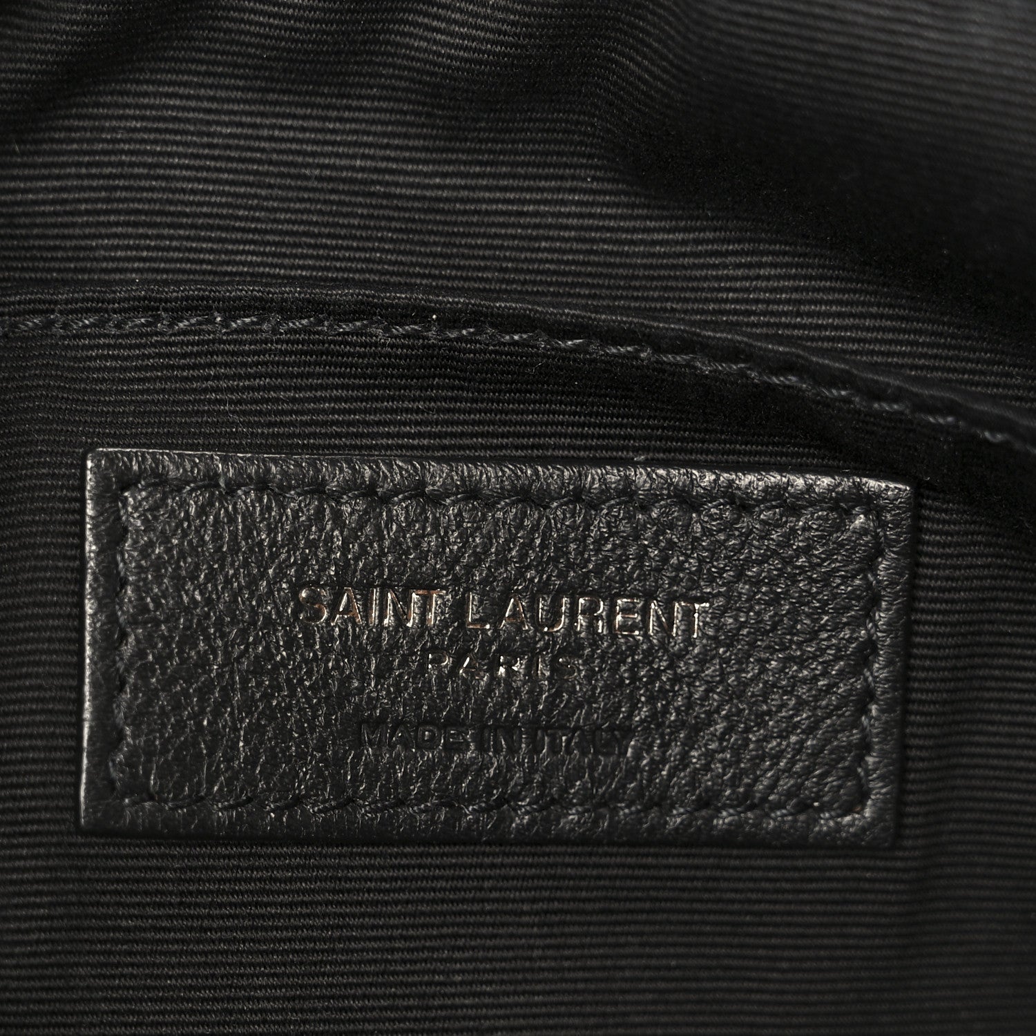 Saint Laurent Calfskin Matelasse Monogram Monochrome Lou Camera Bag Black 6 of 10