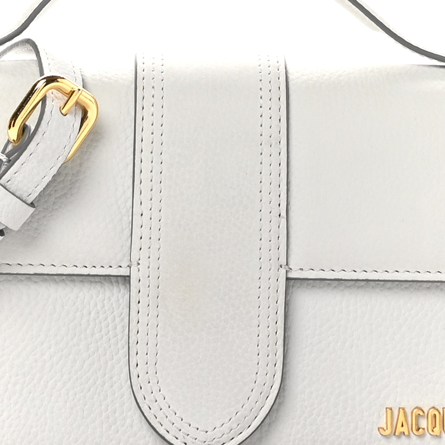 Grained Calfskin Le Grand Bambino Light Grey