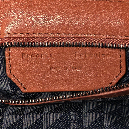 Proenza Schouler Lambskin Tiny Fringe Lux PS1 Satchel Saddle 5 of 11
