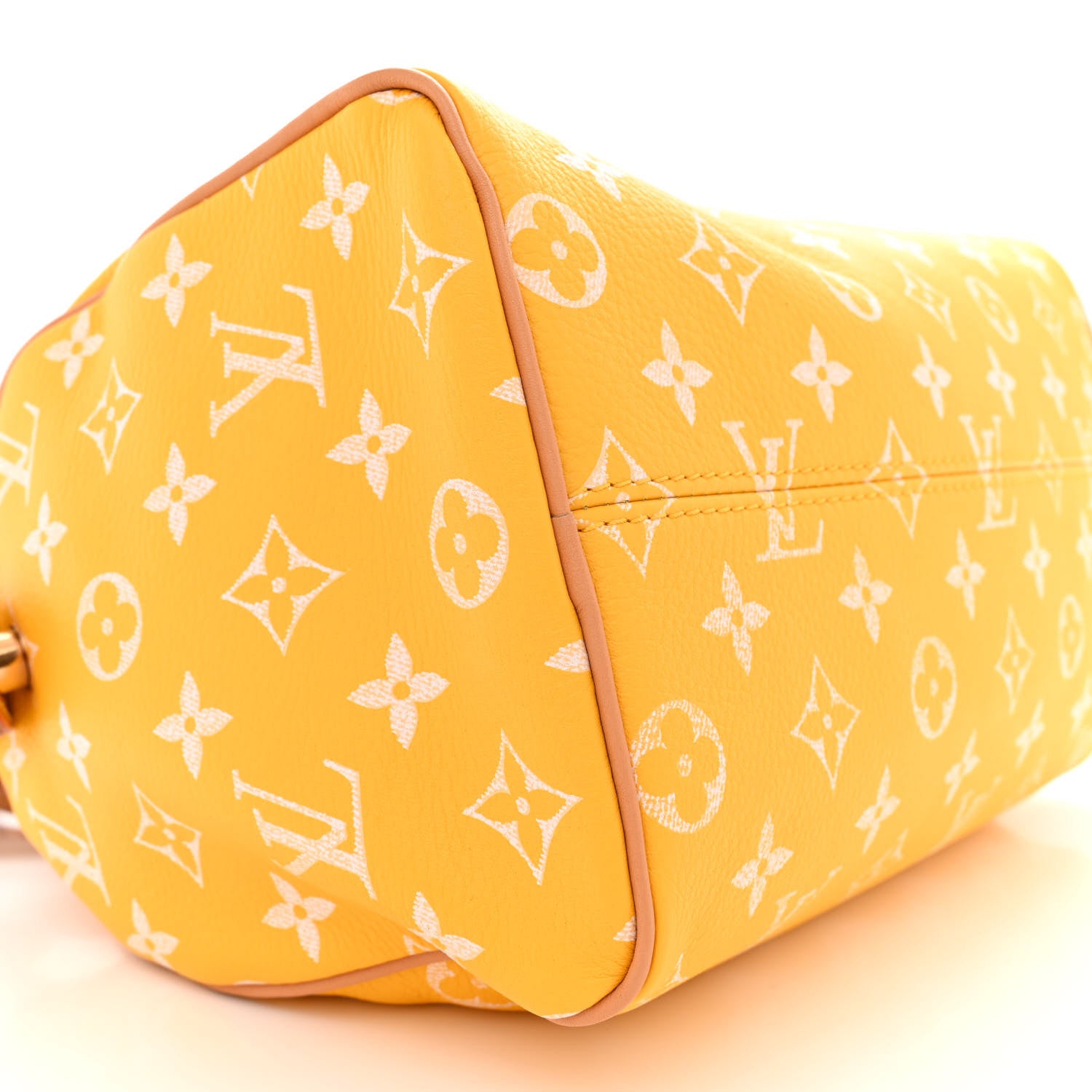 Louis Vuitton Calfskin Monogram Speedy P9 Bandouliere 25 Jaune Mat 10 of 13