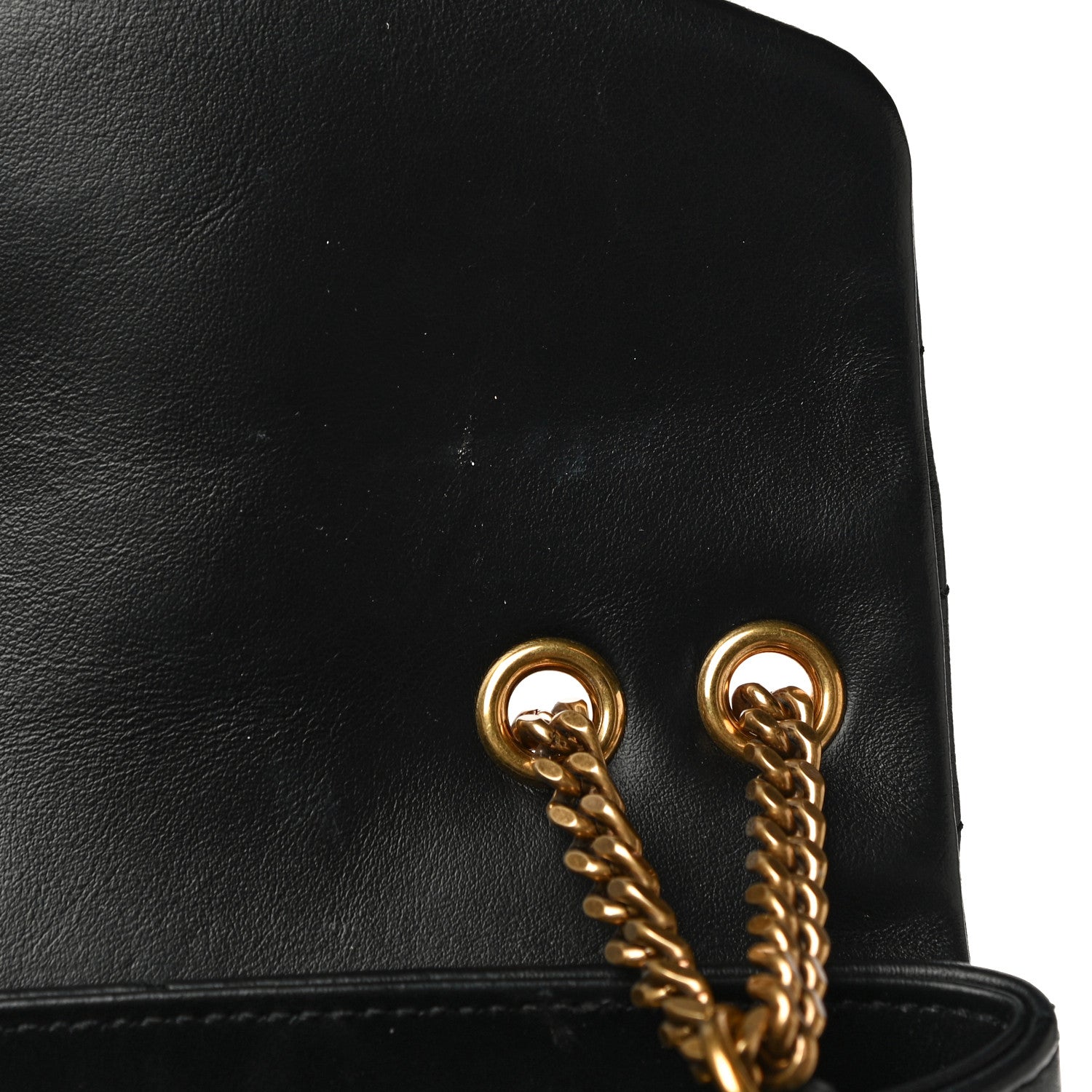 Saint Laurent Calfskin Y Quilted Monogram Small Loulou Chain Satchel Black 11 of 14
