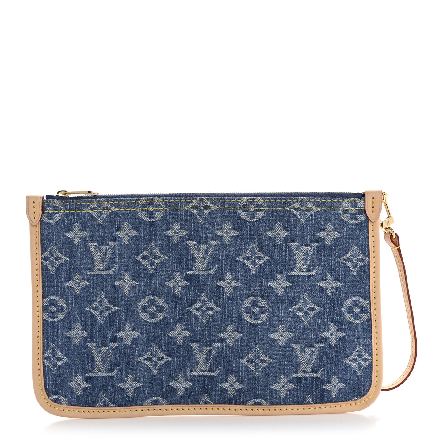 Denim Monogram Jacquard Neverfull MM GM Pochette Blue