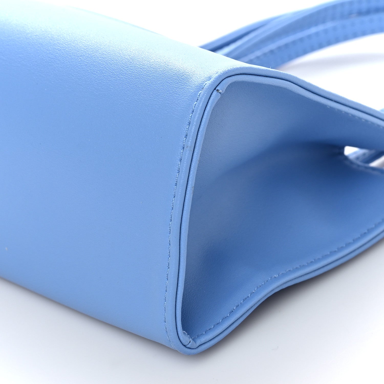 Telfar Vegan Leather Small Shopping Bag Cerulean 8 of 10