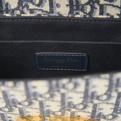 Christian Dior Oblique 30 Montaigne Box Bag Blue 5 of 7