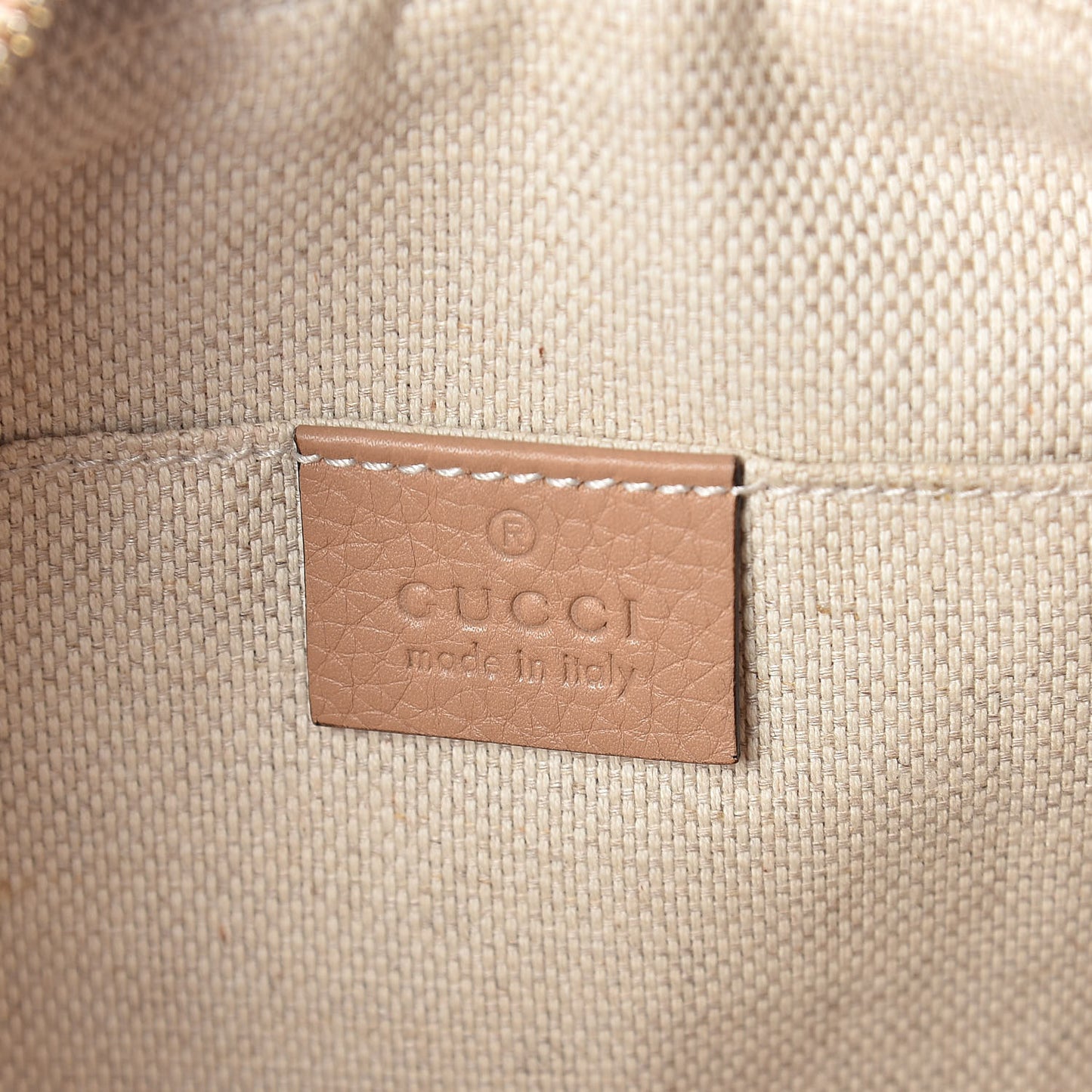 Pebbled Calfskin Small Soho Disco Bag Rose Beige