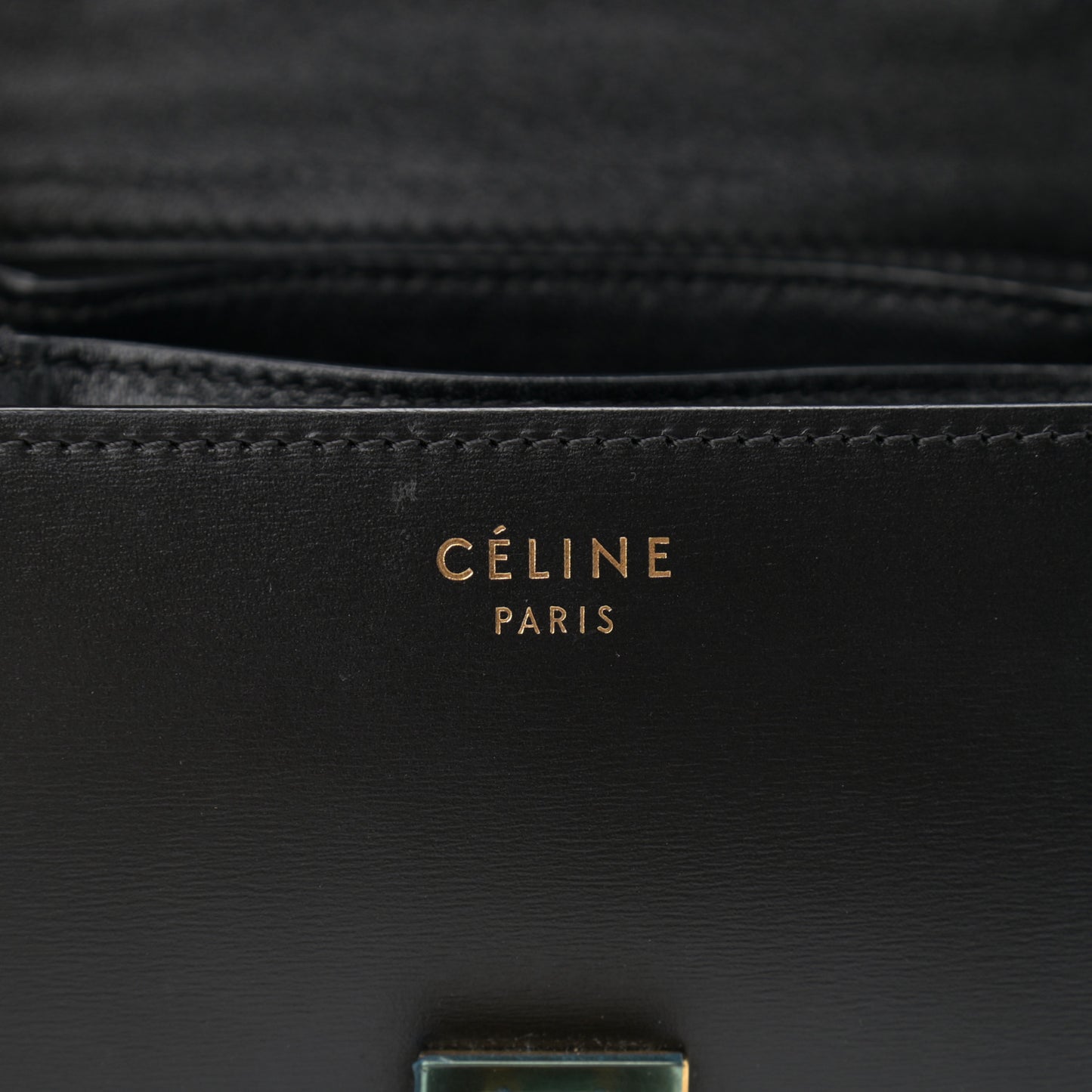 Box Calfskin Small Classic Box Flap Bag Black