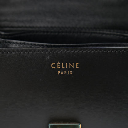 Celine Box Calfskin Small Classic Box Flap Bag Black 6 of 12