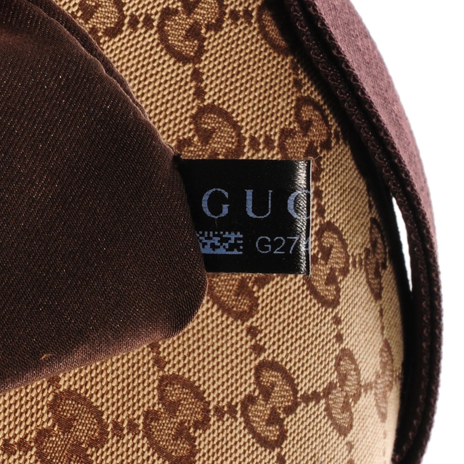 Gucci Monogram Medium Half Moon Hobo Dark Brown 6 of 10
