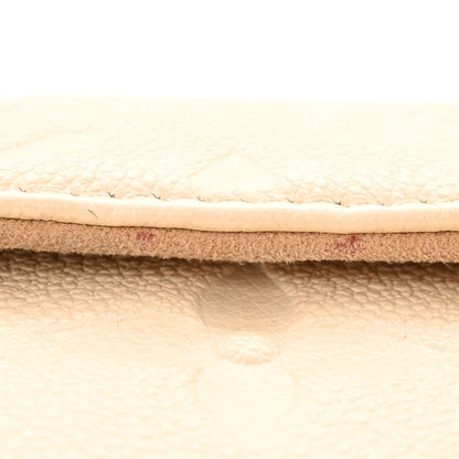 Louis Vuitton Empreinte Monogram Giant Ivy Wallet On Chain Cream 10 of 11