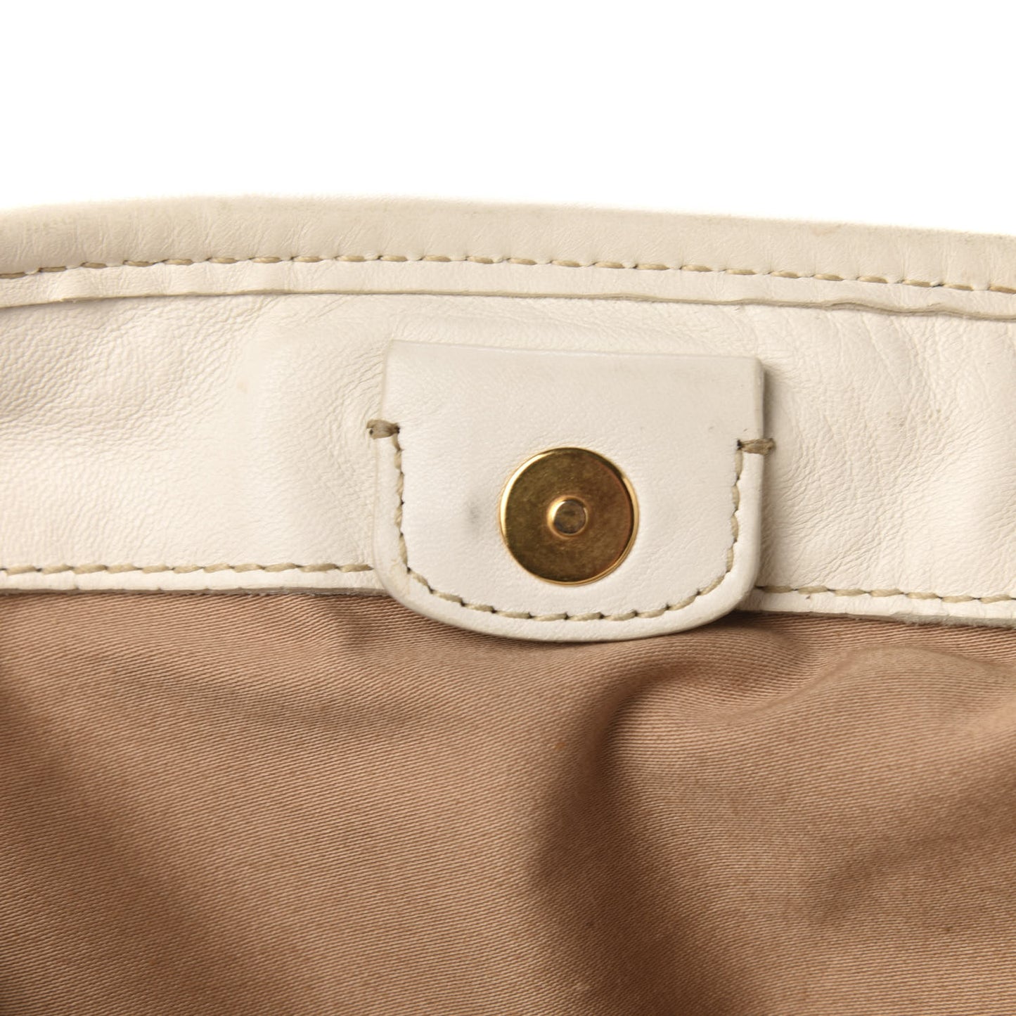 Nappa Matelasse Satchel Bianco