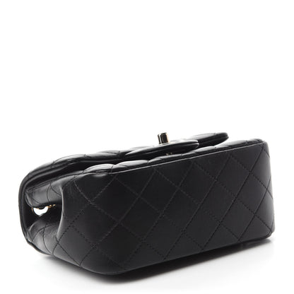 Chanel Lambskin Quilted Mini Square Flap Black 4 of 11