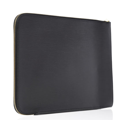 Louis Vuitton Epi Poche Documents Portfolio Case 39 Black 3 of 7