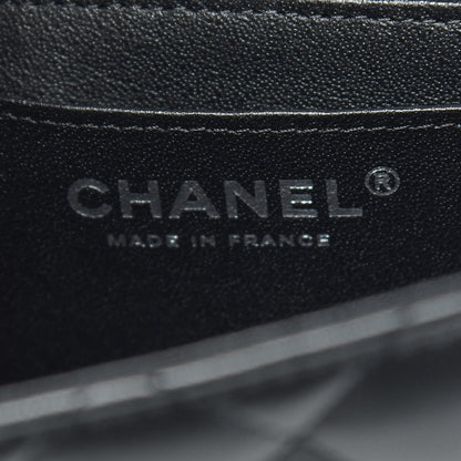 Chanel Lambskin Quilted Mini Square Flap Black 6 of 9