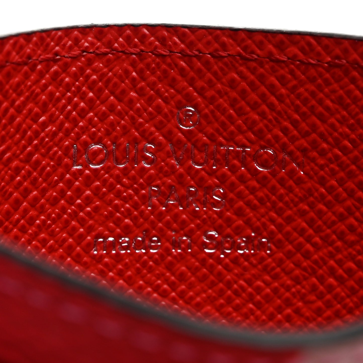 Monogram Escale Card Holder Rouge