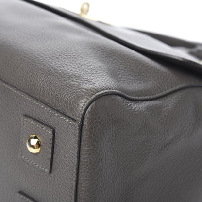 Mulberry Glossy Goatskin Medium Del Rey Satchel Grey 9 of 14